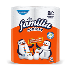 Туалетная бумага Familia Комфорт 2сл 4*16